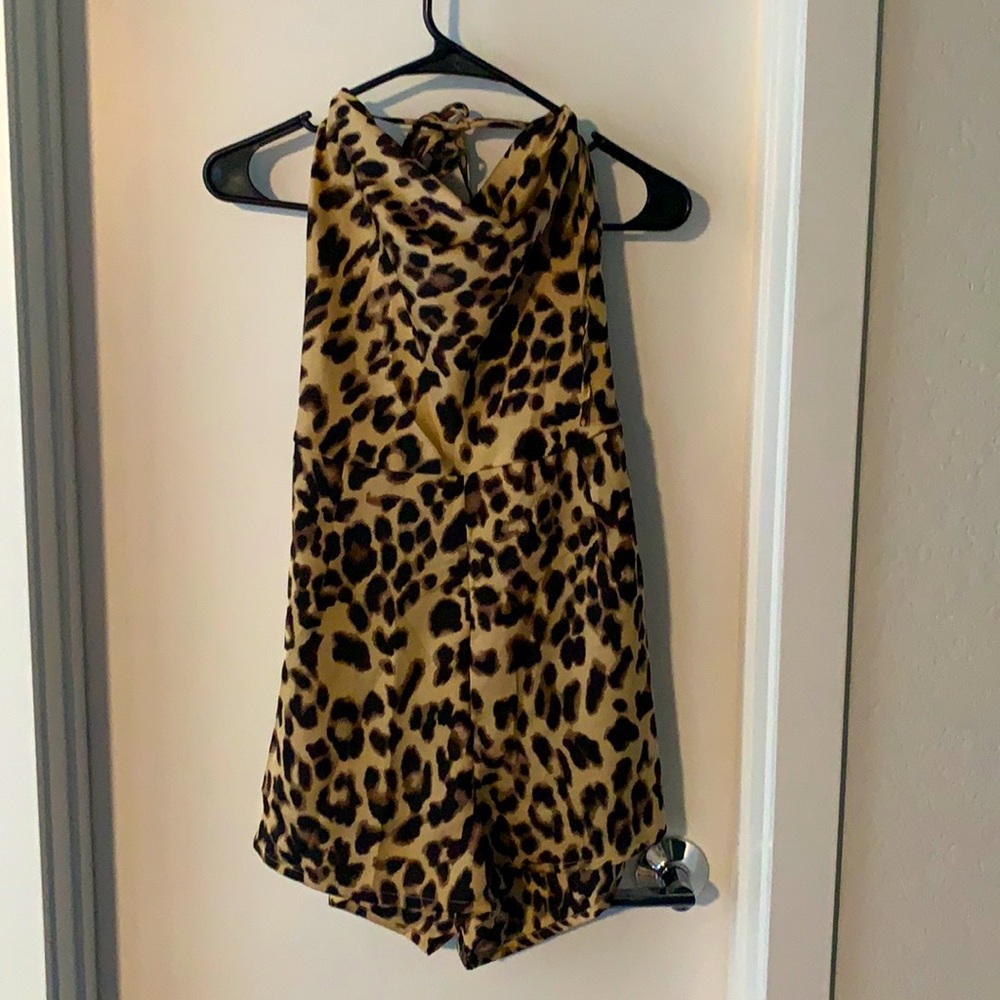 Nasty gal Leopard Romper
